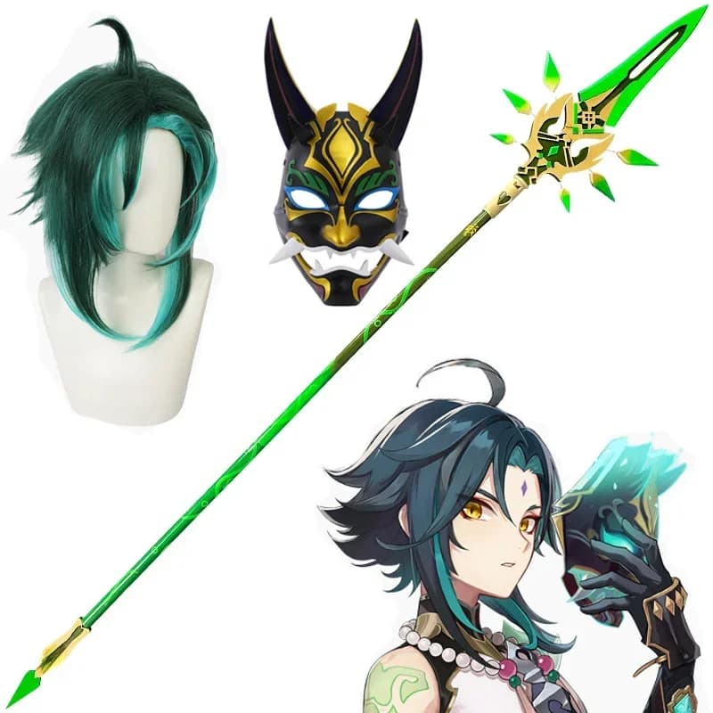 Nouvel accessoire de cosplay Genshin Impact : Lance de Xiao, armes, accessoires Yasha, épée longue pour cosplay de Noël