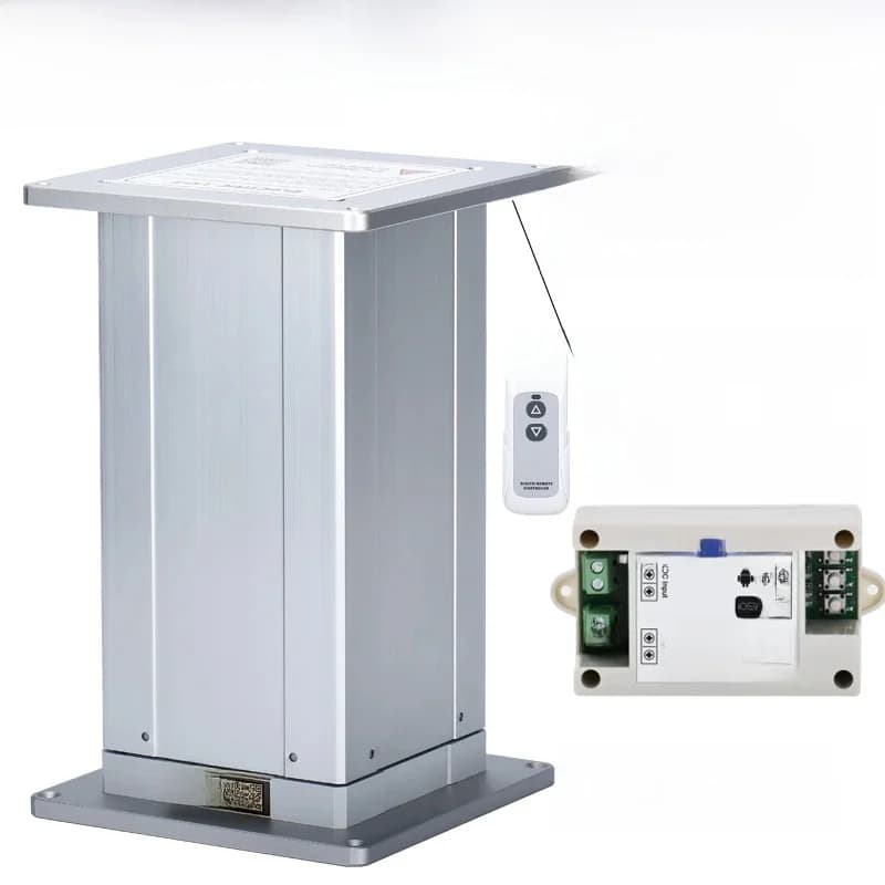 Support de commande de moteur de Table électrique, colonne de Tatami en aluminium, charge de 100kg, actionneur de plate-forme de bureau réglable, DC