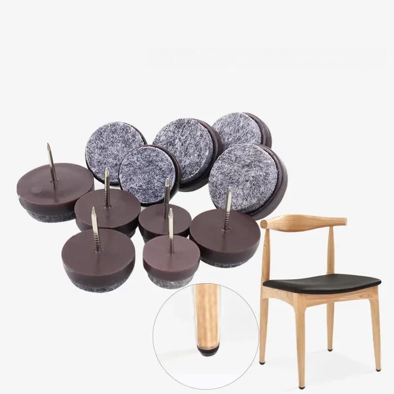 KK & FING 30 pièces chaise Table meubles jambe bas pieds glisse antidérapant carrelage en plastique tampon sol clou anti-dérapant bois plancher
