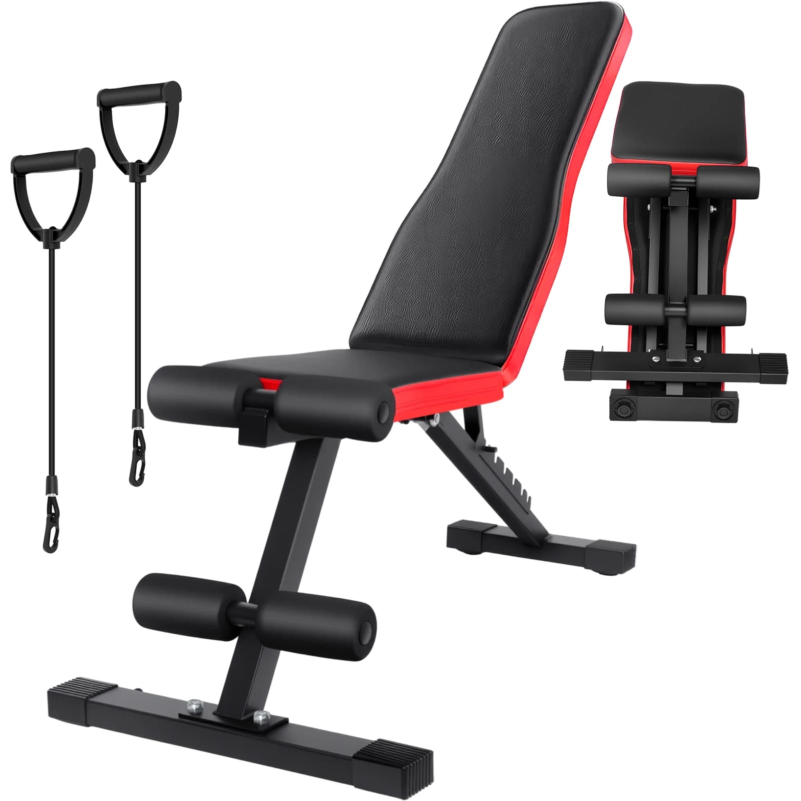 Banc de musculation réglable et pliable, banc de musculation robuste pour haltères, banc utilitaire pour la maison, la salle de sport, la