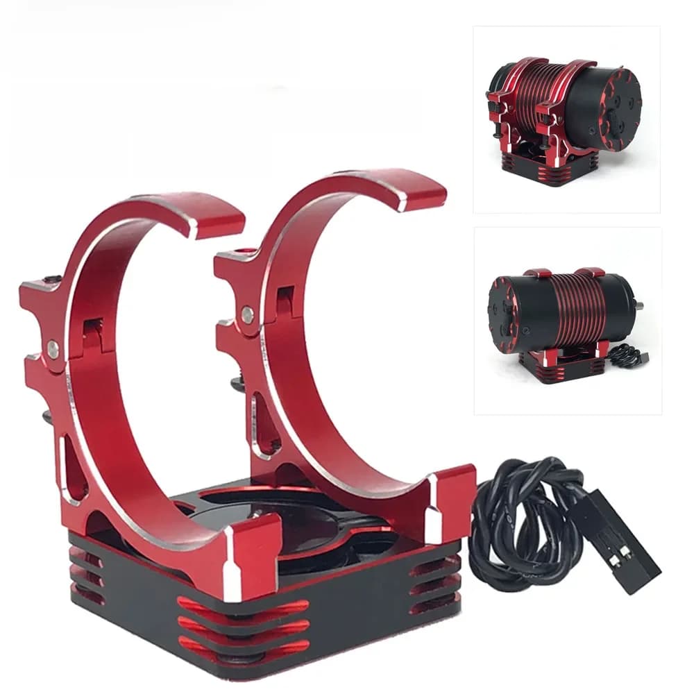 YSIDO – ventilateur de refroidissement rapide en aluminium, 40x40mm, avec support, pour Traxxas ARRMA 1/7 Hobbywing 4274 4268 Rocket 1/8 RC Car 4082