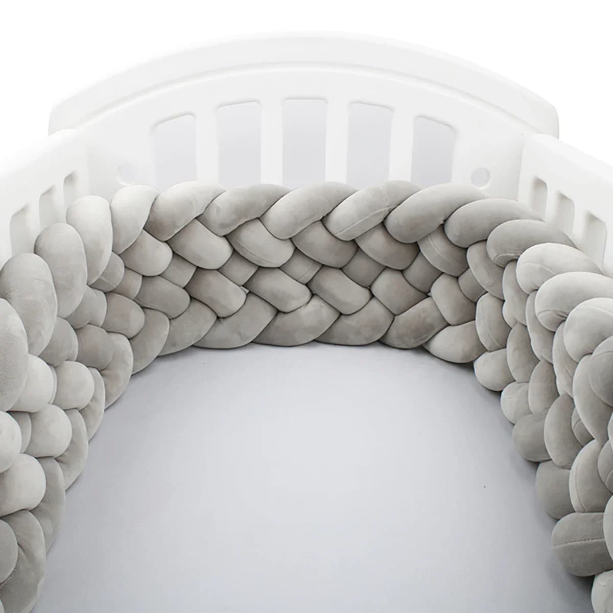 Pare-chocs CPull pour bébé, lit pour bébé, nouveau-né autour de coussin, tresse, décoration de lit, protecteur, 300 cm, 400cm