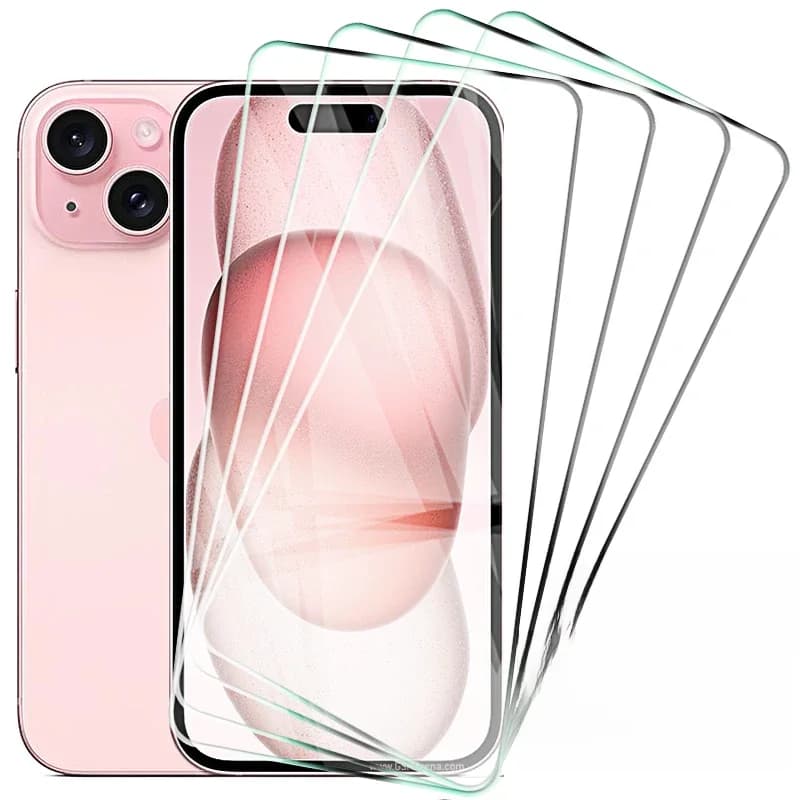 4-1 pièces étui de protection d'écran pour IPhone 15 14 13 12 11 Pro Max verre trempé pour IPhone X XR XS Max 6 7 8 Film de protection en verre