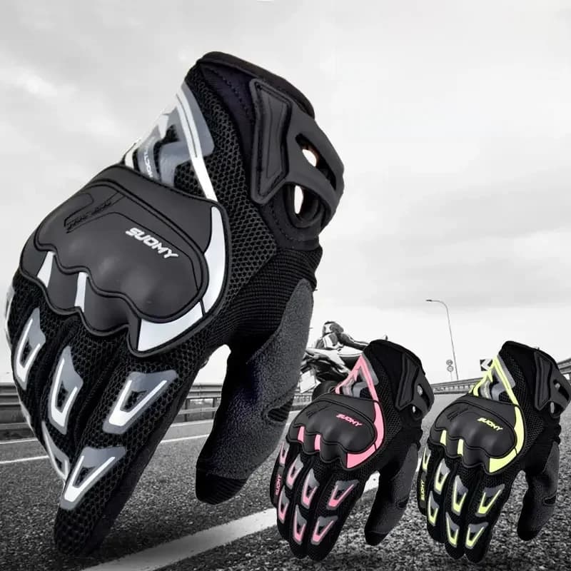 Suomy gants de Moto été maille respirant gants de Moto hommes femmes écran tactile gants de Motocross écran tactile gants de cyclisme