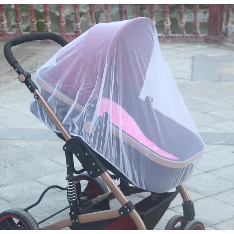 Moustiquaire pour poussette de bébé, landau d'été, filet de Protection contre les insectes, chariot de poussette pour nourrissons, Protection