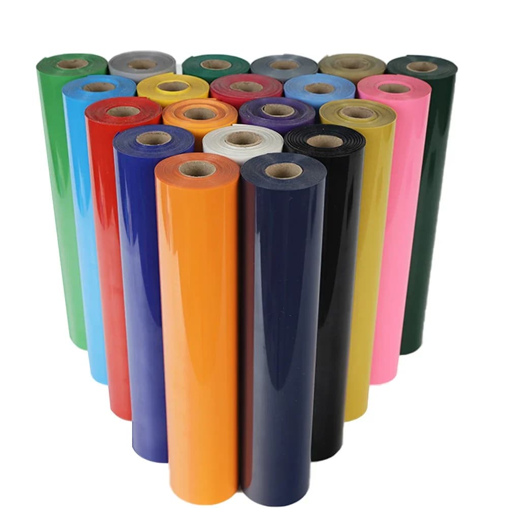 1 rouleau de vinyle à transfert de chaleur HTV, chemise en vinyle HTV 12 "x 25" pour une coupe facile et une repassage des mauvaises herbes sur des