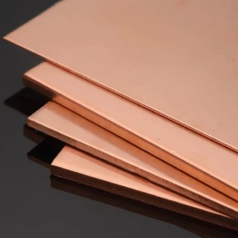 Feuille de cuivre, plaque de cuivre 0.1mm 0.2mm 0.3mm 0.4mm 0.5mm 0.8mm 1mm 1.2mm 1.5mm 2mm 2.5mm 3mm 4mm 5mm 6mm 8mm 10mm