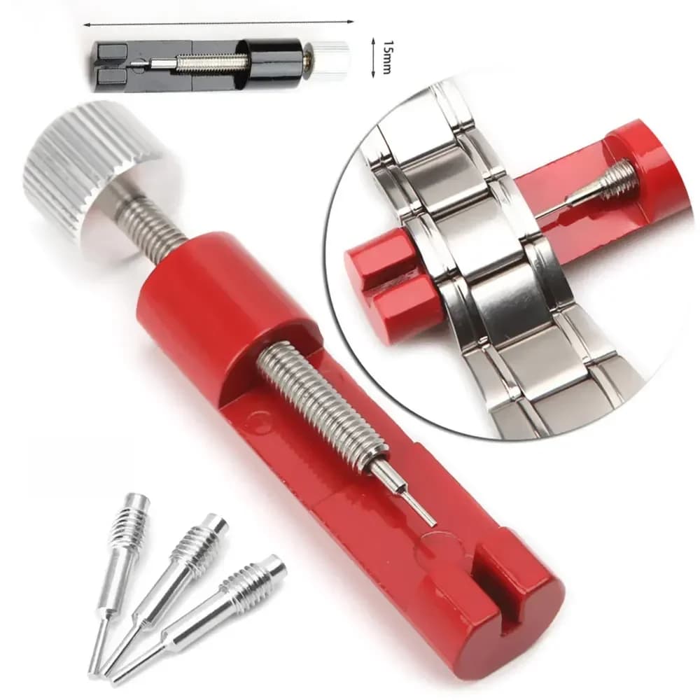 Outils de bracelet de montre en métal, réparation de bracelets de montre, Kits de dispositifs de détachement avec ouvre-broche de montre, outil de