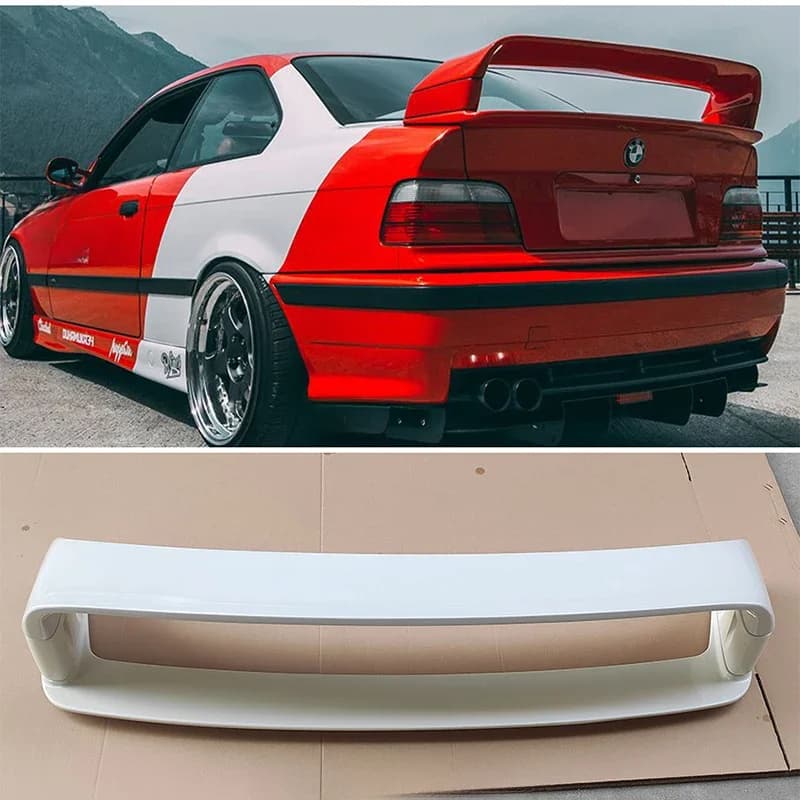 1990-2002 pour BMW E36 M3 GT Style haute qualité ABS becquet arrière E36 série 3 coupé peinture à la main par E36 spoiler