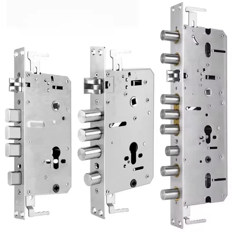 Corps de serrure de porte de sécurité en acier inoxydable, empreinte digitale intelligente, antivol, empreinte digitale 6068, accessoires de corps