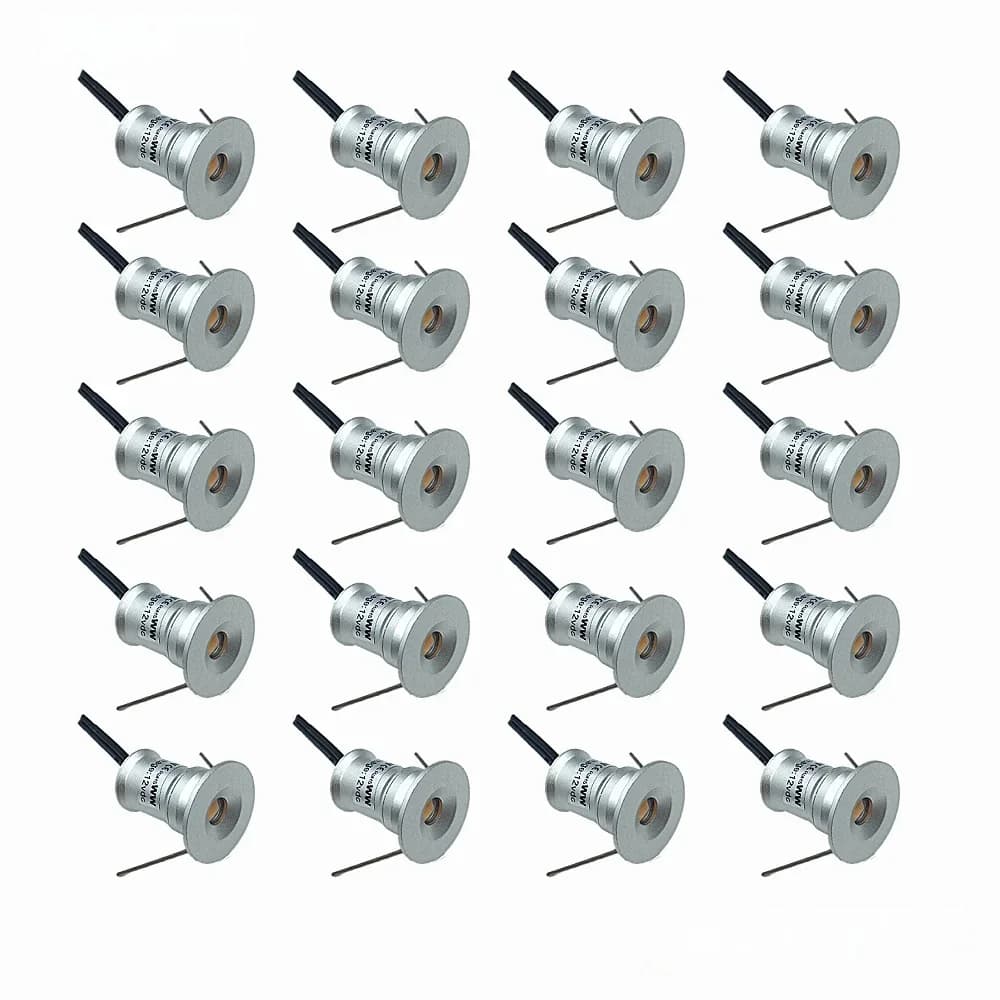 Mini lampe LED encastrable dans le sol, imperméable conforme à la norme IP67, éclairage d'extérieur, luminaire de paysage, idéal pour un jardin