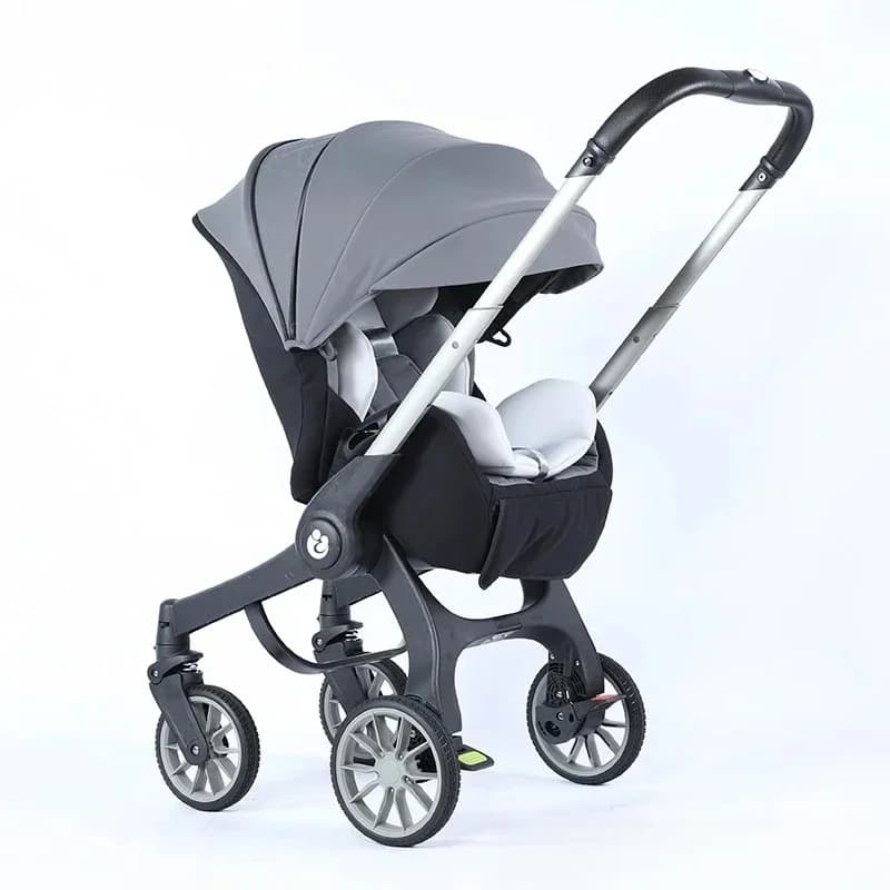 Nouveau 4 en 1 bébé poussette multifonctionnel nouveau-né landau pliable panier type siège léger voyage landau siège d'auto