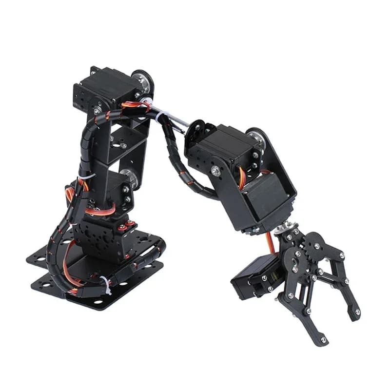 Leuven-Kit de griffes de bras mécanique en alliage métallique, robot 6 DOF, MG996R, Ardu37Robtiendra cs Kit dos PS2, jouets programmables, 360