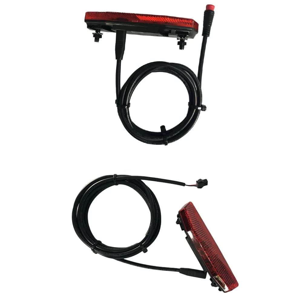 Feu arrière de vélo électrique 36V/48V, feu de stop arrière de vélo électrique, feu arrière d'avertissement pour vélo électrique, réveil