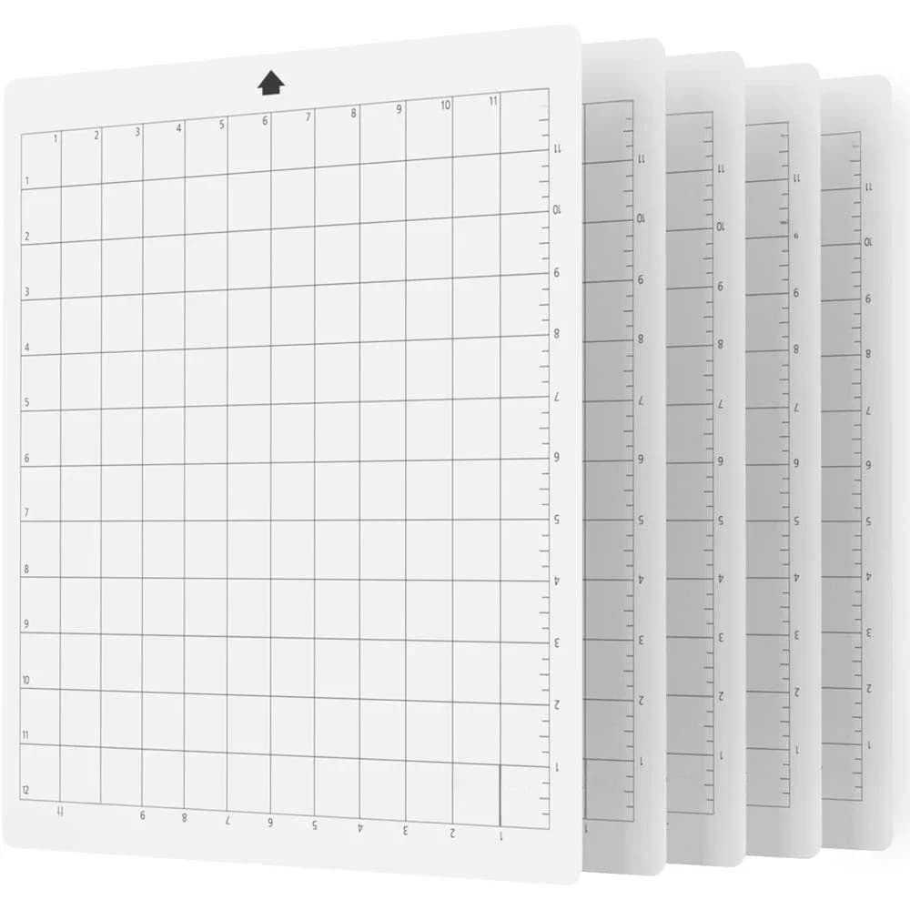 Tapis de coupe StandardGrip 3/5 pièces pour Silhouette Cameo 4/3/2/1 (tailles: 12 pouces x 12 pouces)