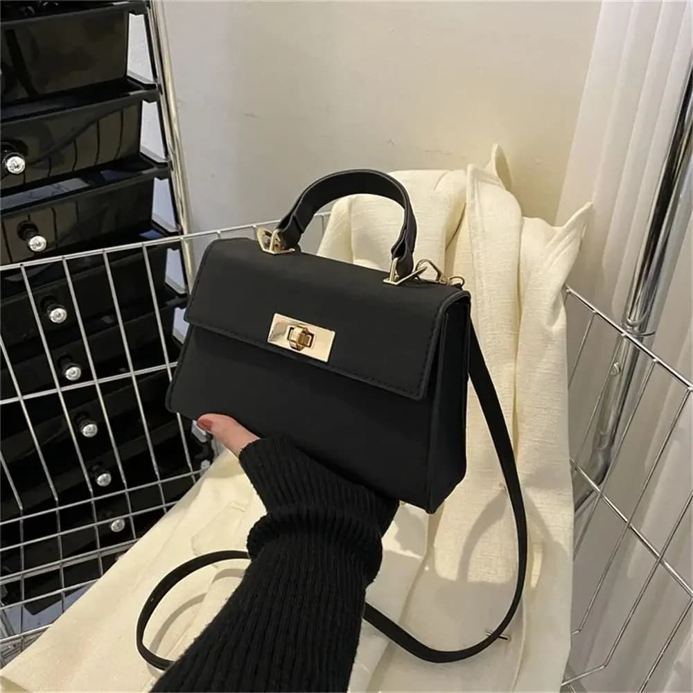 Sac à bandoulière en cuir PU pour femmes, sacoche à bandoulière pour dames et filles, sacs à main de voyage simples et de grande capacité