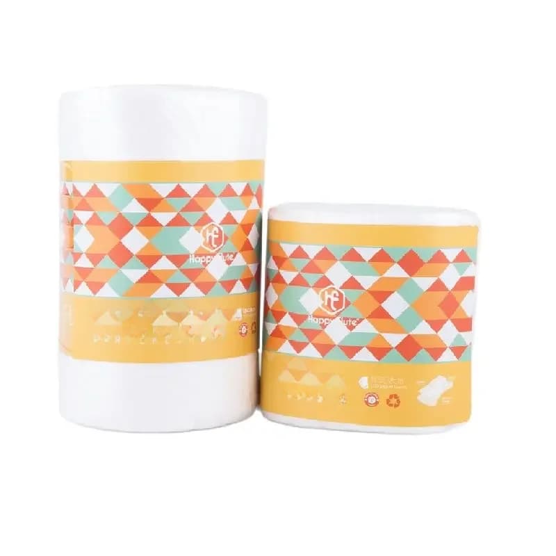 HappyFlute lingettes pour bébé en tissu de bambou doublures de couches biodégradables et jetables doublures de couches en tissu 1 rouleau 100