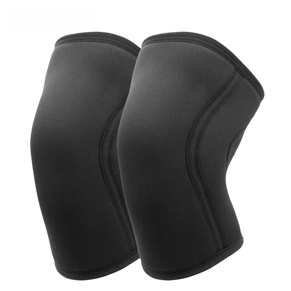 AOLIKES Genouillères d'haltérophilie - Genouillère d'haltérophilie en néoprène de qualité supérieure de 7 mm d'épaisseur pour squats,