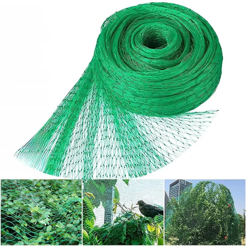 Filet de Protection anti-oiseaux vert, filet pour plantes de jardin, protège les plantes et les arbres fruitiers des oiseaux, cerf, volaille,