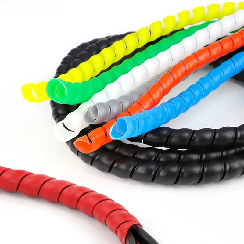 Protecteur de fil de tuyau, organisateur de ligne de 1/2/5m, diamètre 8 ~ 35mm, manchon de câble, Protection Durable, Flexible, Tube d'enroulement