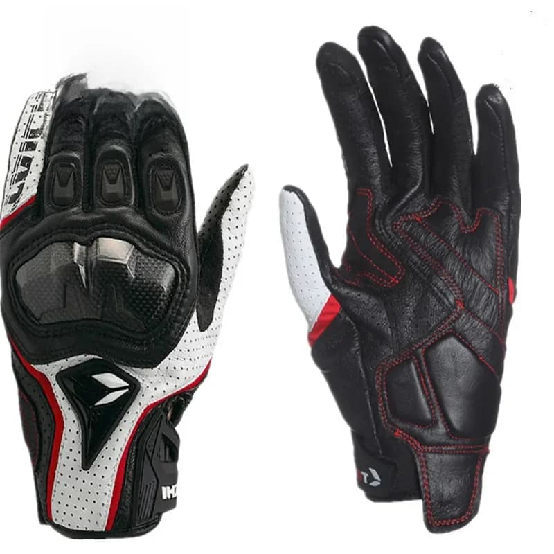 Gants de Moto en cuir véritable pour hommes, gants de course de Motocross RST390 391, printemps-automne, écran tactile, Guantes Moto