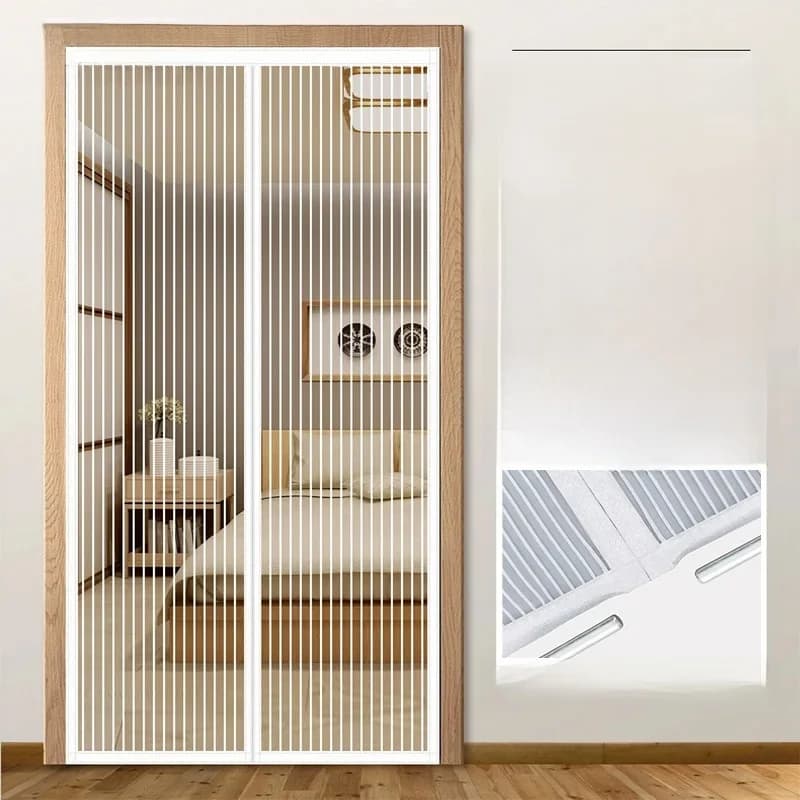 Rideau de porte magnétique anti-buée, cloison, ménage, non-Sidi, écran muet, filet