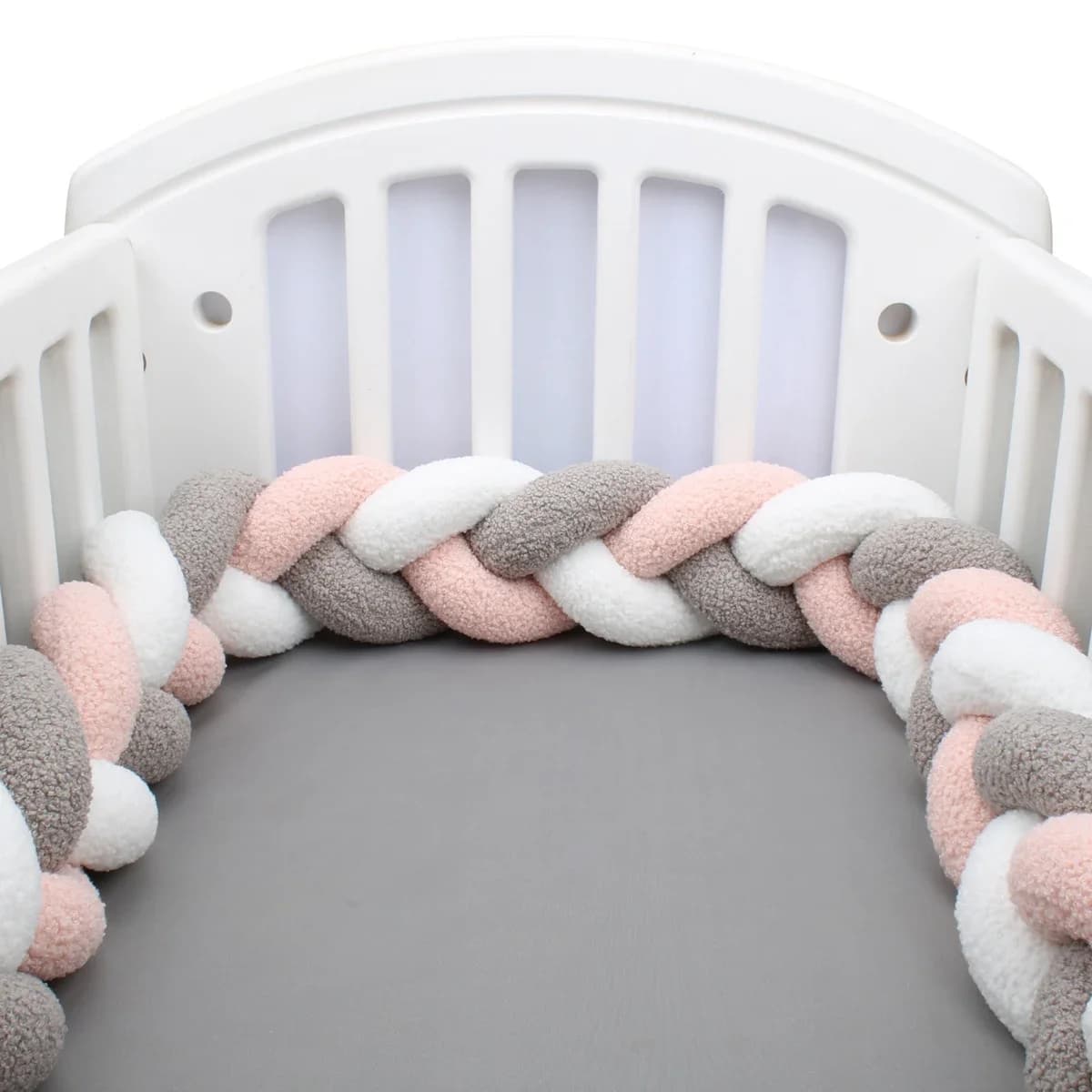 1-4M bébé lit pare-chocs infantile berceau oreiller coussin tresse berceau pare-chocs protecteur chambre décor Tresse Tour De Lit Bebe