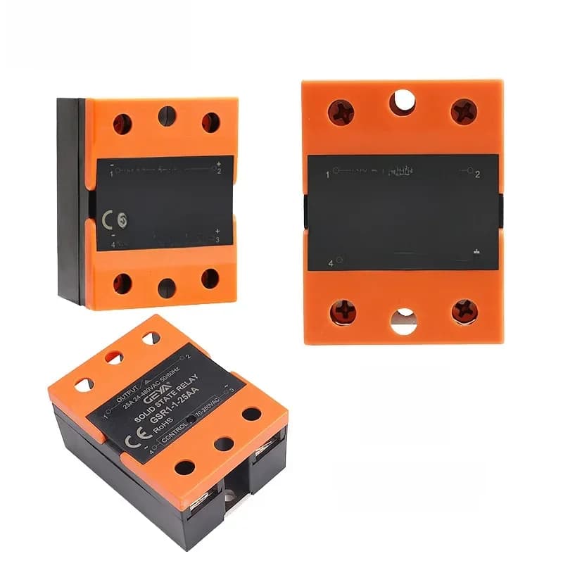 GEYA GSR1-1 Semi-conducteurs DC-AC DC-DC AC-AC Monophasé SSR 10A 25A 40A 60A 80A 100A 120A Sans Couvercle