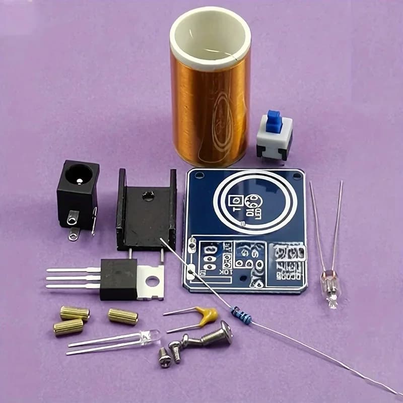 Mini Kit de bobines Tesla, BD243, projet électronique de bricolage, pratique de soudure manuelle, aucune batterie requise, non laser pour les