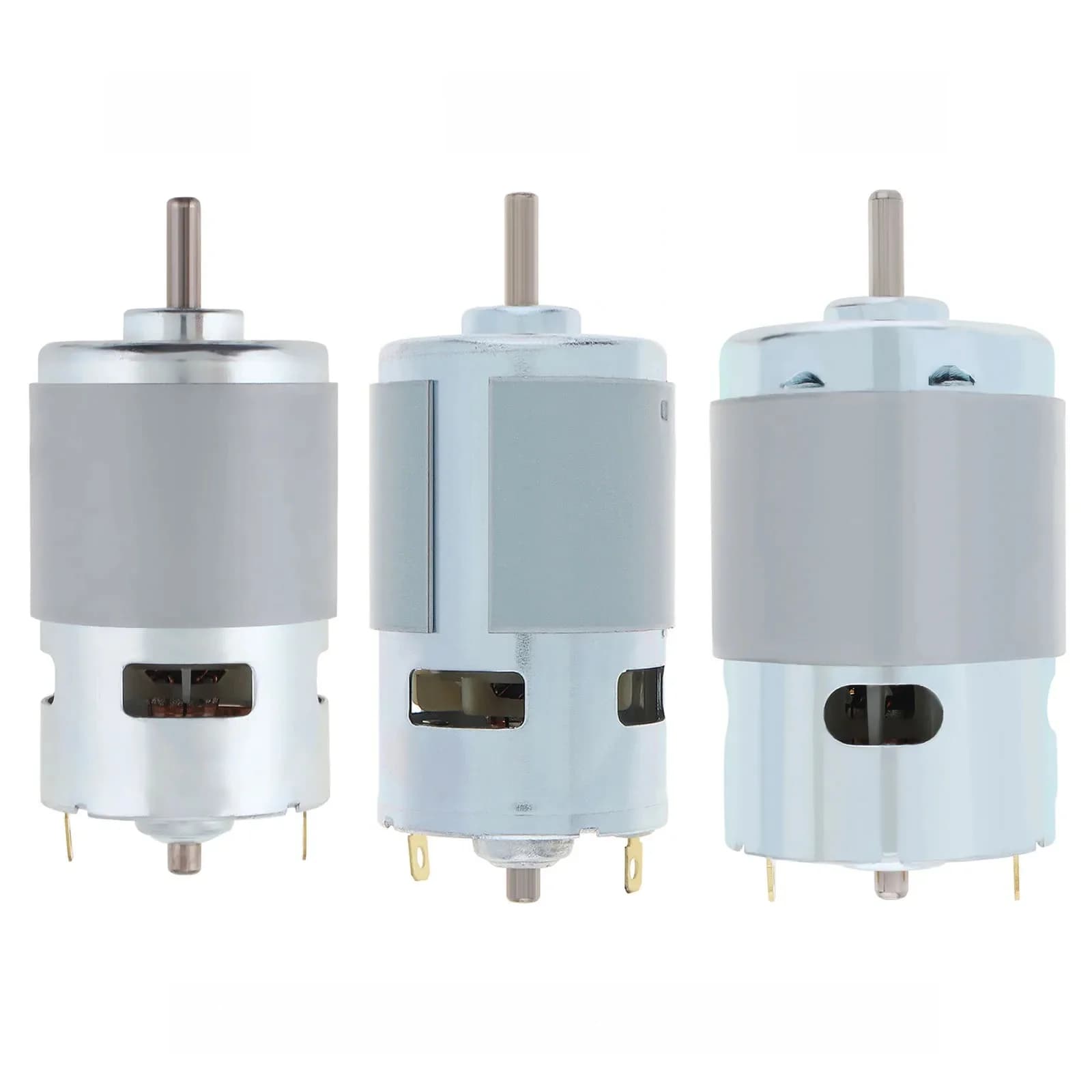 Moteur DC 775/795/895 12V/24V 3000-12000RPM à grande vitesse et couple élevé pour perceuse, micro-machine ou voiture miniature DIY avec roulement