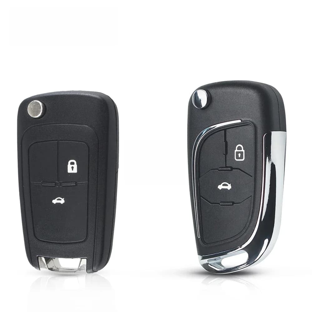 KEYYOU 2/3/4/5 boutons pour Opel pour Chevrolet Cruze Aveo Malibu Epica Lova 2009 2010 2011 2012 2013 étui de clé à distance Filp modifié