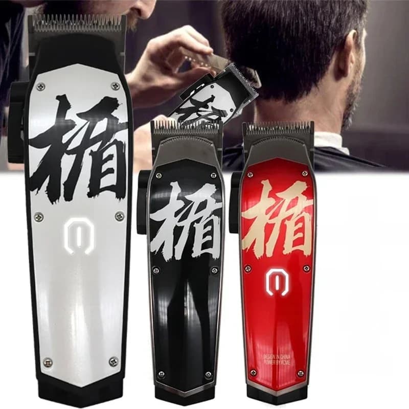 Madeshow M10 tondeuses à cheveux professionnelles tondeuse à cheveux pour hommes réglable sans fil Machine de coupe de cheveux pour barbiers