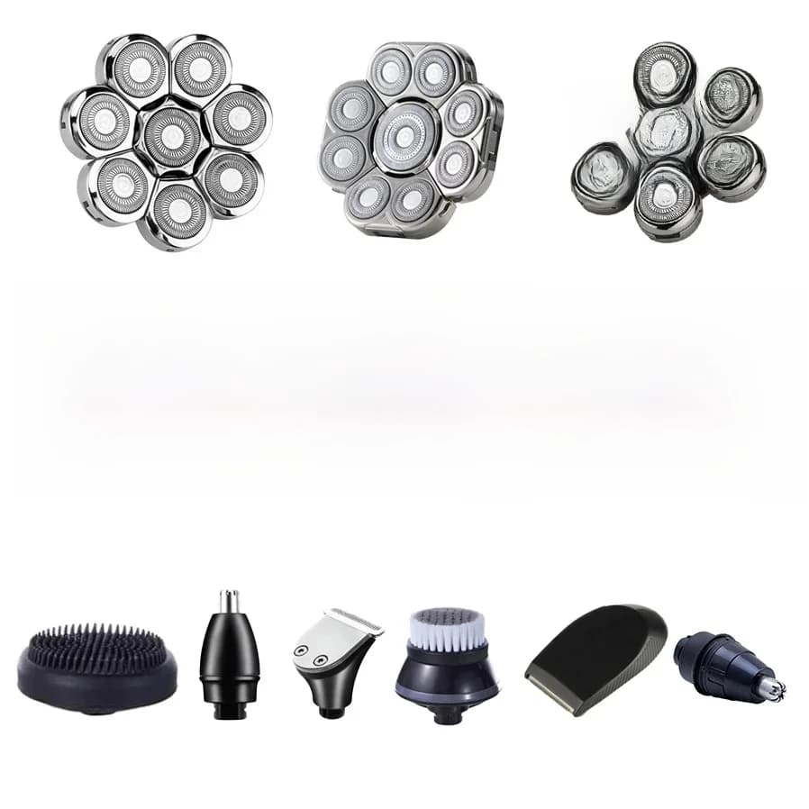Têtes de rasoir électriques remplaçables 3D 4D 5D 6D 7D 8D 9D |   Tondeuse nez, tondeuse à cheveux et têtes de massage du visage