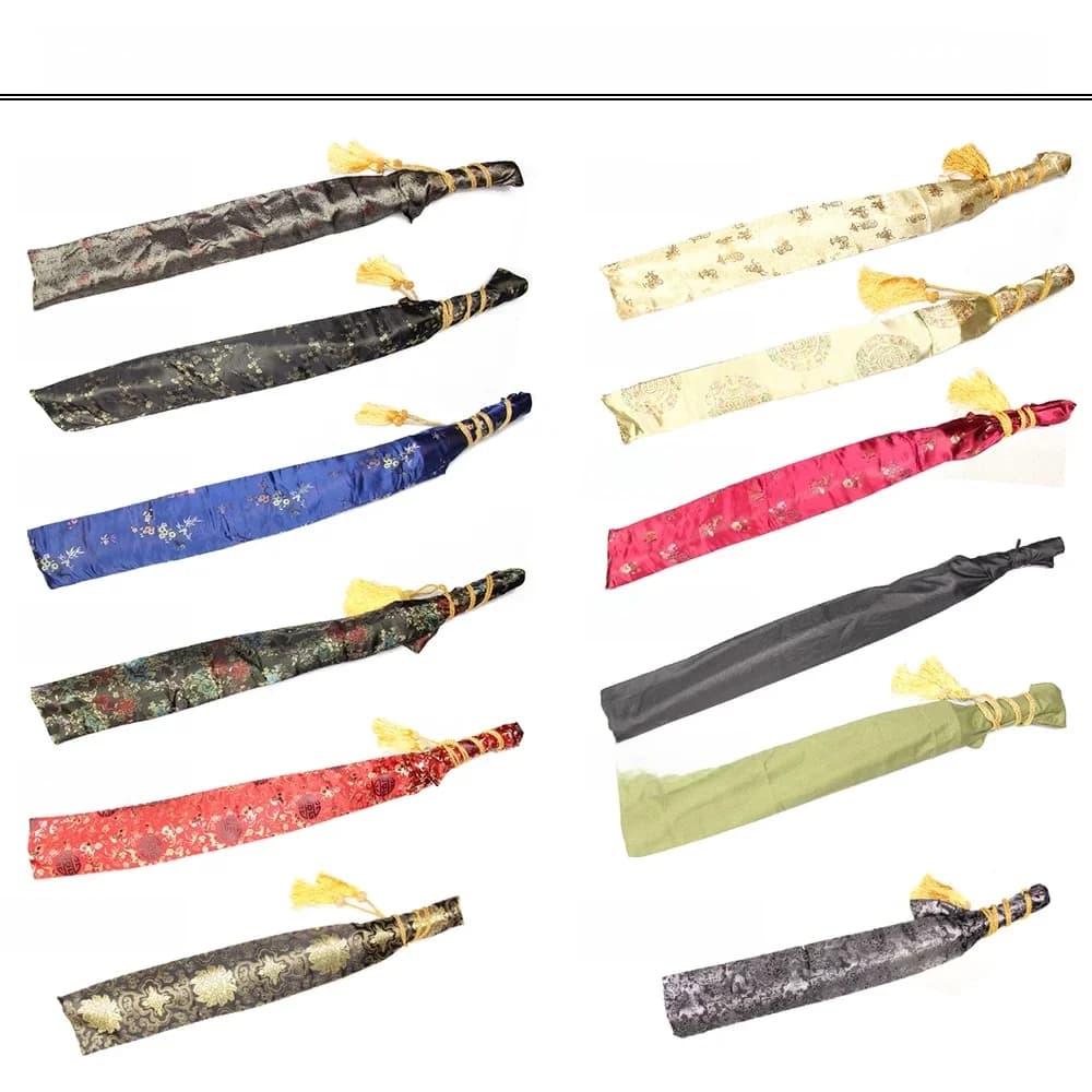 Sac à épée, poche pour épée de samouraï japonais, tissu, sac en coton, 13 couleurs au choix, fourniture de nouvelle marque pour Katana Wakizashi