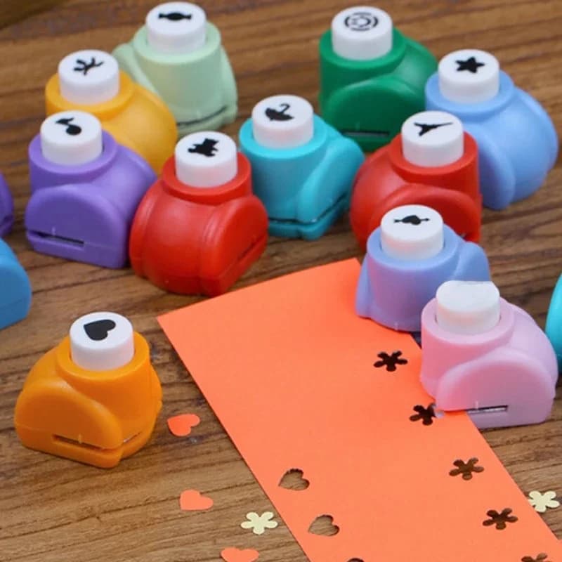 Mini poinçons de décoration, accessoire de travaux manuels, pour Scrapbooking, découpe artisanale, motifs fleurs, impression Calicot, trou à