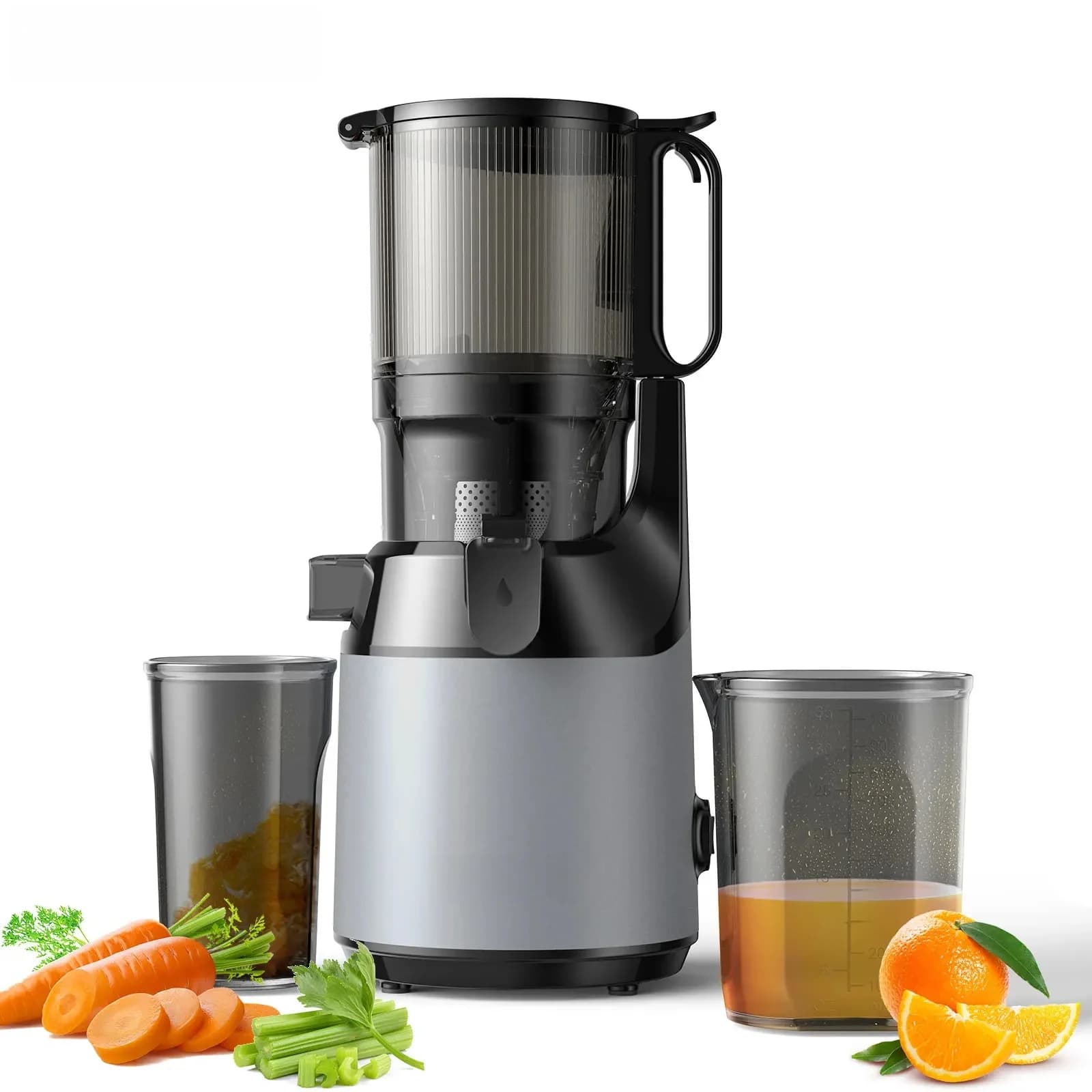 BioloMix-Presse à froid Ju479, avec goulotte de rajeunissement de 130mm, pour fruits entiers et 05/09/2018, rendement élevé en jus, sans BPA,