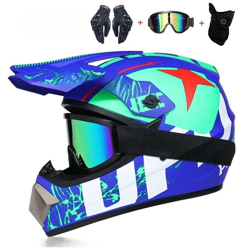 Casque de motocross de sécurité Casco Motocross vélo descente capacité ATV casque croisé enfant casque de moto Dot Abs 1KG unisexe