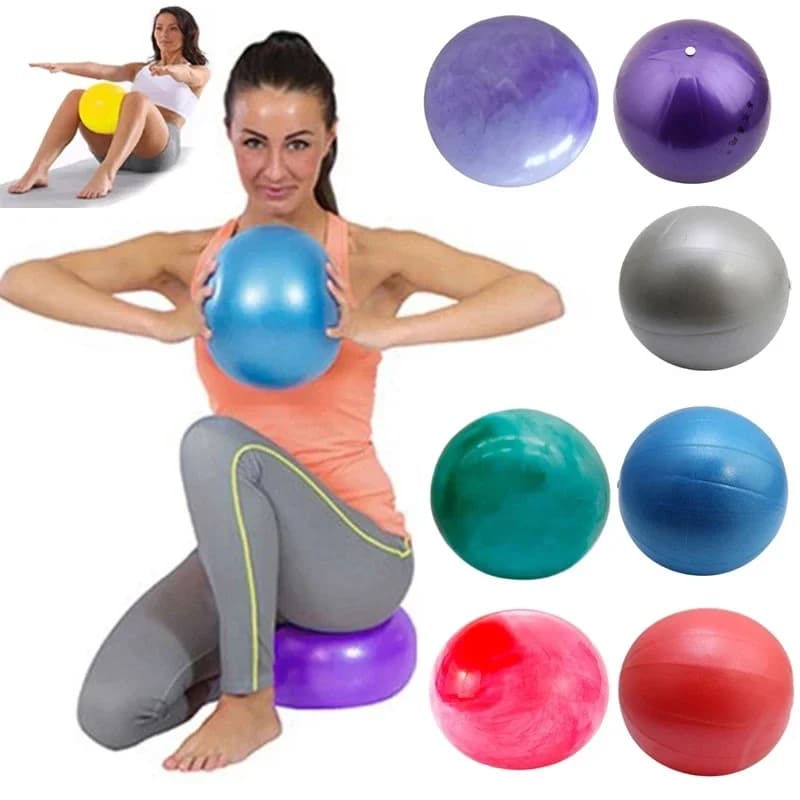 Nouveau 25cm balle de Yoga exercice gymnastique Fitness Pilates balle exercice d'équilibre gymnase Fitness Yoga balle de base entraînement en salle