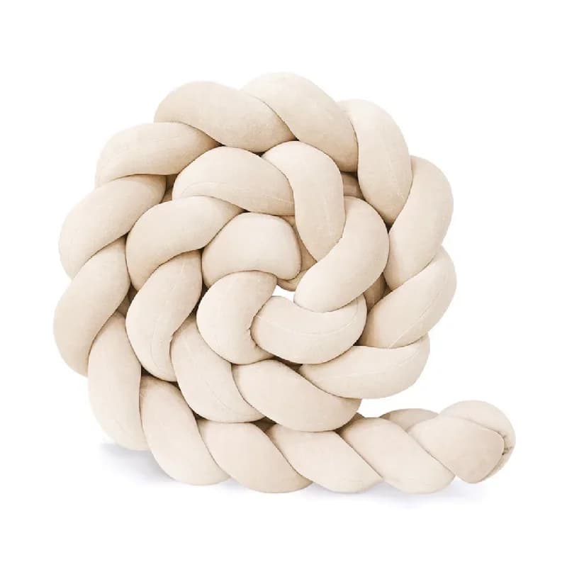 1M/2M/3M/4M bébé lit pare-chocs infantile berceau lit protecteur Tour De Lit Bebe Tresse noeud tresse pare-chocs