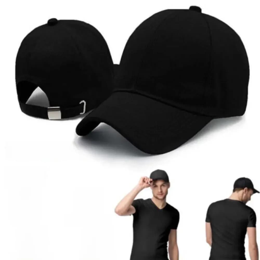 Casquettes de Baseball noires pour hommes et femmes, casquette de sport réglable en coton, chapeau d'été décontracté