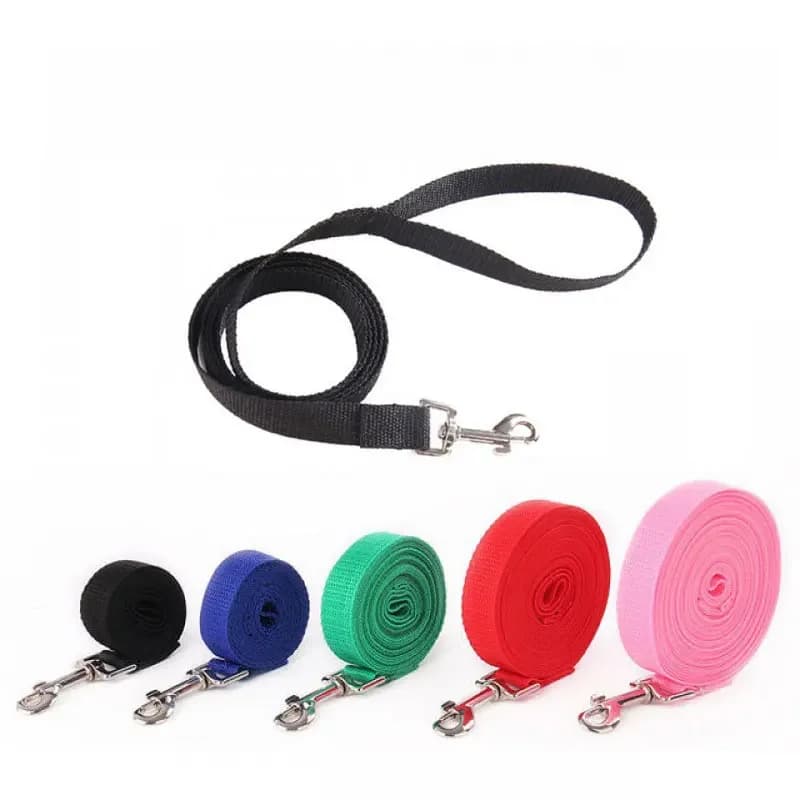 Laisse pour chien en nylon 10M 20M 30M, laisse d'entraînement pour chien, longue corde de traction pour chiens de petite et grande taille