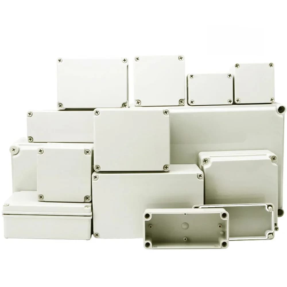 Boîte de jonction ABS pour projet électronique câble électrique IP67 boîtiers en plastique étanches extérieurs bricolage boîtier scellé Kit