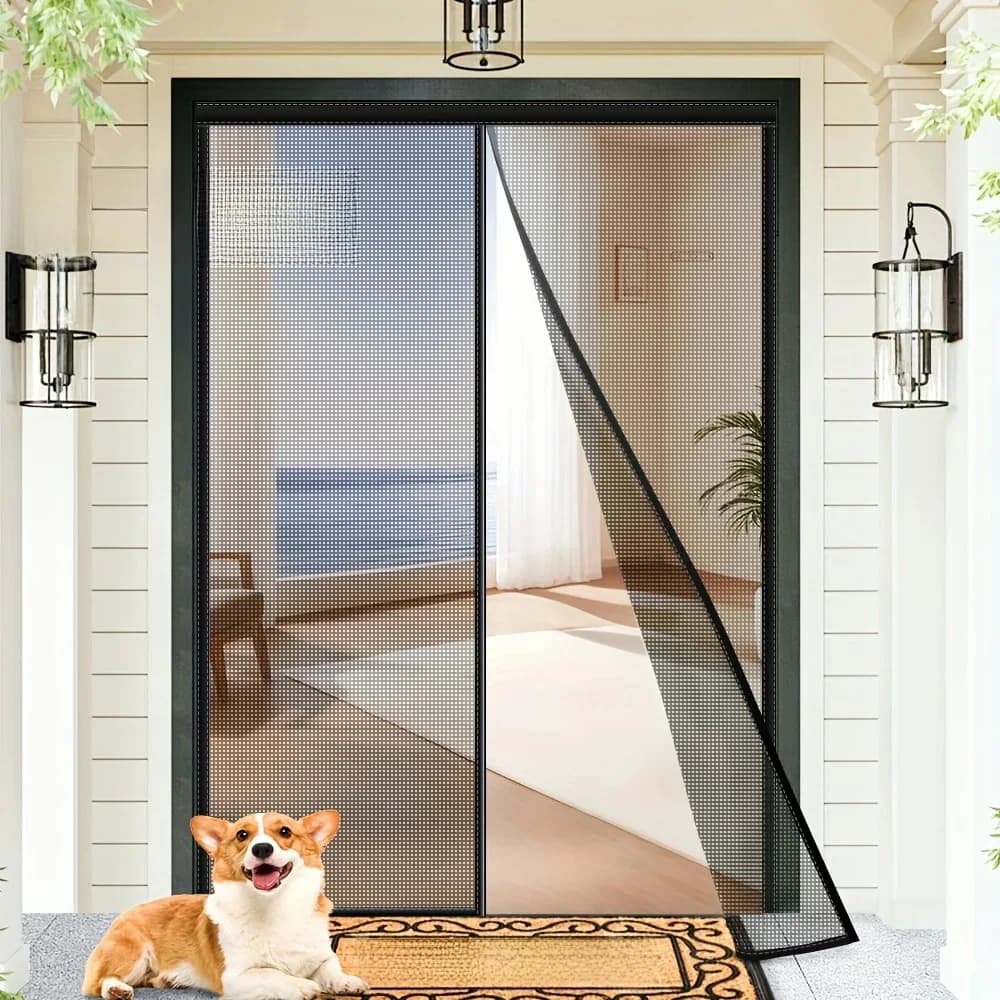 Porte moustiquaire écran moustiques Moustique rideau maison maison aimant maille magnétique fermeture automatique rideaux Anti mouche insecte