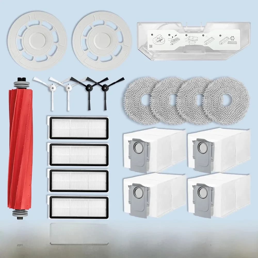 Pièces de rechange pour aspirateur robot, accessoires et consommables, compatibles avec ( Roborock Qrevo S / Qrevo MaxV / Qrevo Pro / Qrevo Plus )