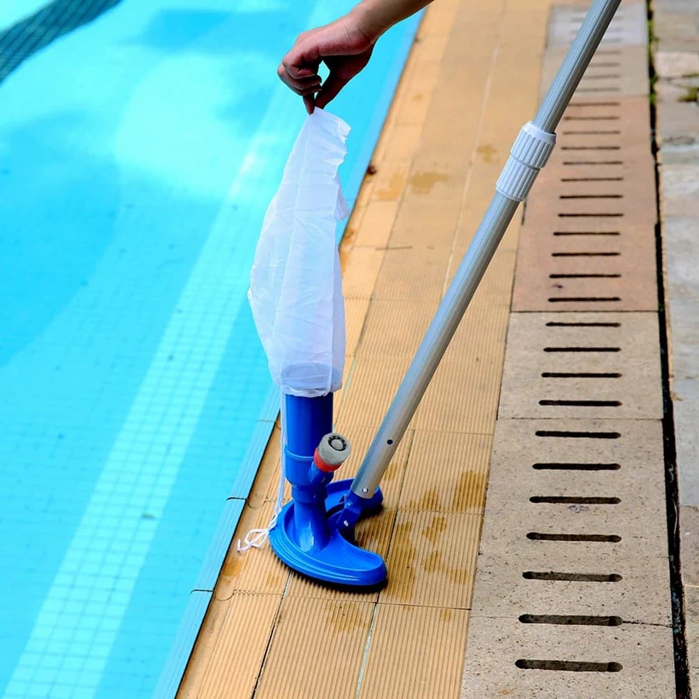 Kit de livres d'aspirateur de piscine, filtre de fond de piscine propre, ensemble d'aspirateur de piscine extérieure, outil d'écumoire de livres