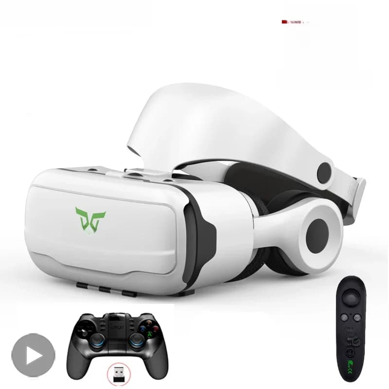 VR lunettes réalité virtuelle 3D casque casque pour Android iPhone Smartphone téléphone portable jeu avec lunettes réelles appareils lentilles