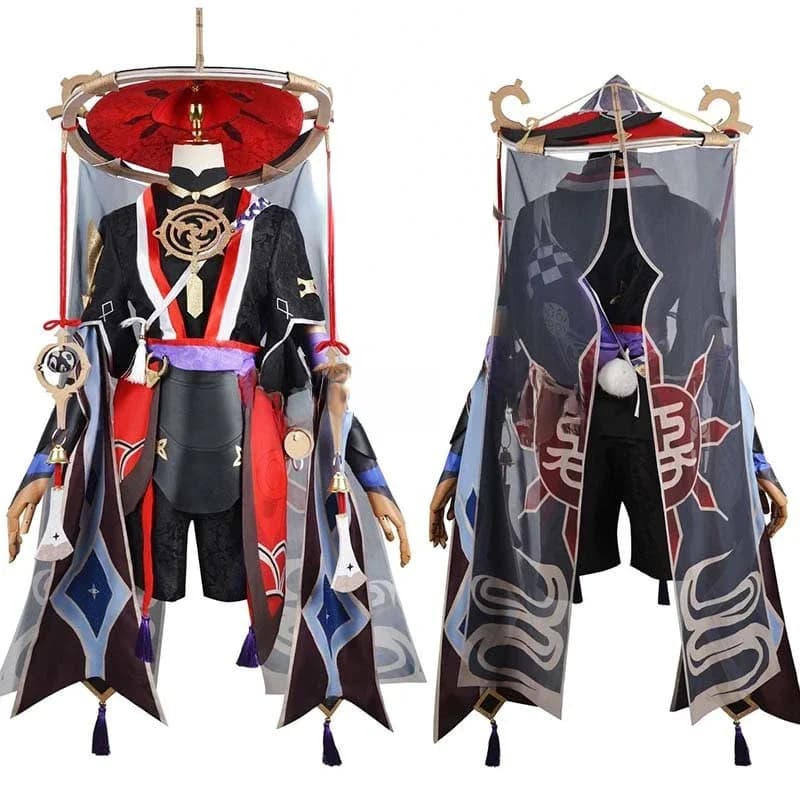 Costume de cosplay Scaramouche, ensemble complet de tenue de balladeur Scaramouche pour Comic Con