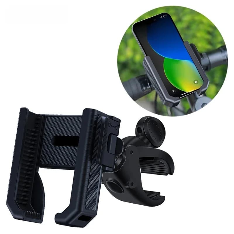 Support de téléphone portable pour vélo et moto, support de téléphone portable pour guidon de vélo, clip de fixation GPS, support antichoc pour