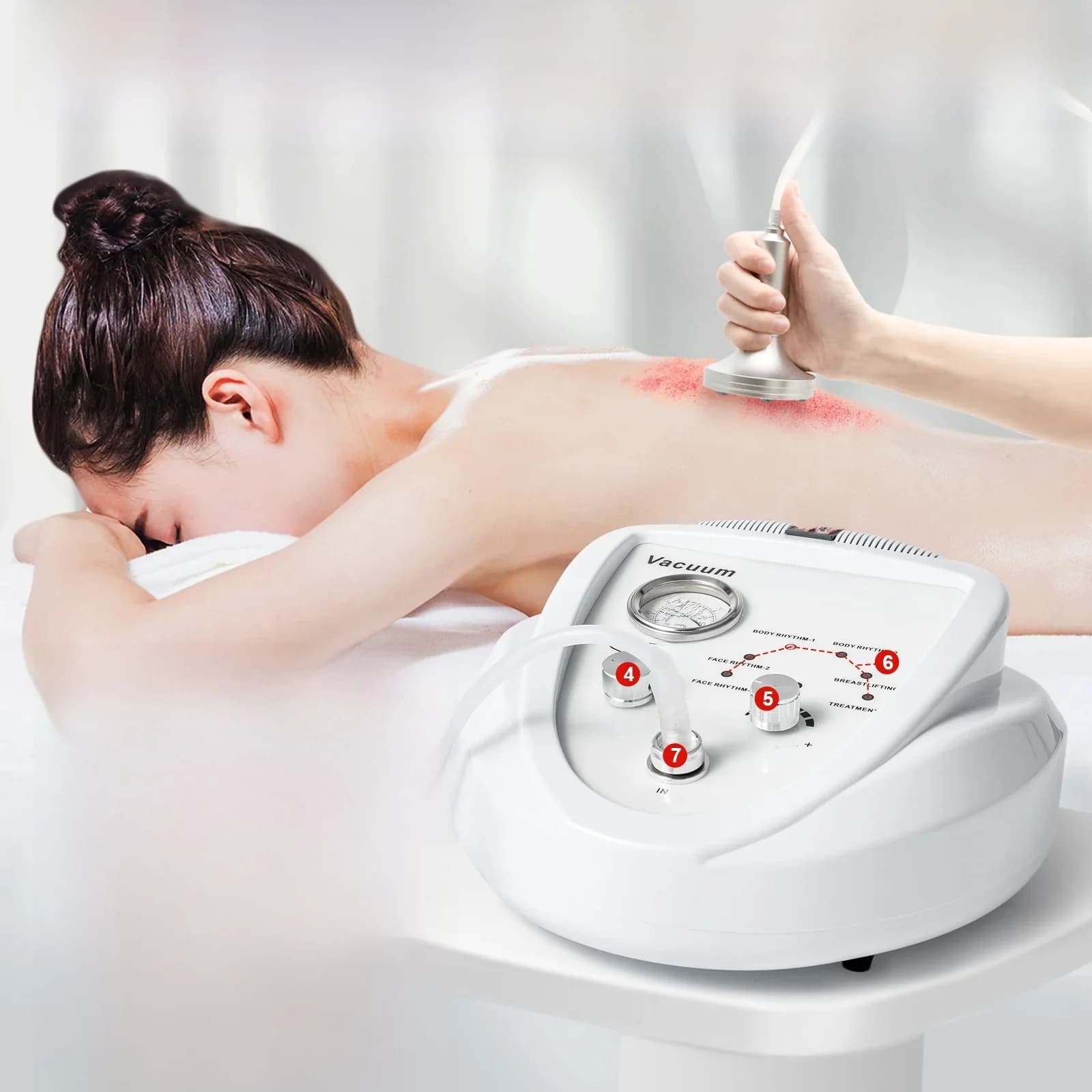 Pompe à vide électrique pour massage, masseur de sein, élargissement et levage des fesses, corps saillant pour salons de beauté, hôpitaux et spas