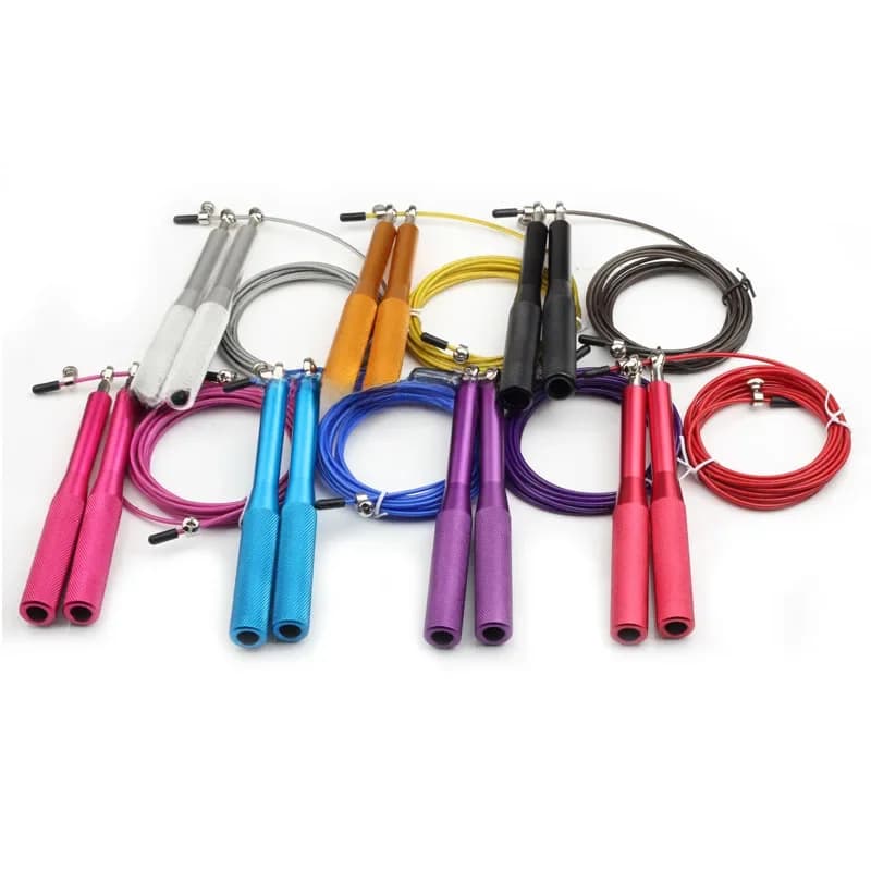 Nouvelles cordes à sauter de Fitness Crossfit fil d'acier lourd corde à sauter de vitesse pour la boxe équipement d'entraînement MMA exercice de